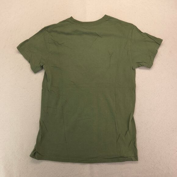 ACDC Band Crew Neck Short Sleeve Graphic T Shirt Mens Size Small S Green - Picture 9 of 9